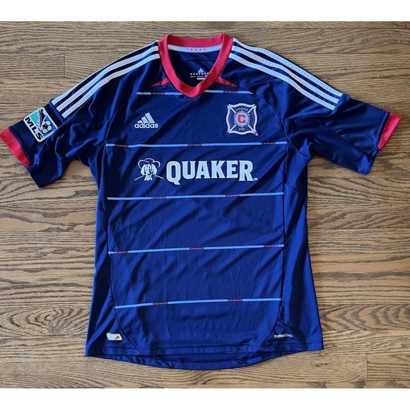 adidas Other - ADIDAS CLIMACOOL CHICAGO FIRE SOCCER GAME JERSEY SIZE MEDIUM MLS